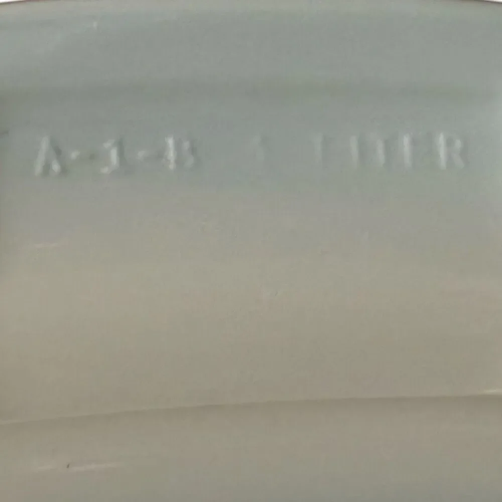 Vintage Pyrex Casserole A-1-B 1 L Autumn Meadow Casserole Dish W/Glass Lid
